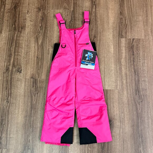 NEW Rawik Youth Cirque Bib Pink Outdoor Winter Snowpants Sz 5 - Picture 1 of 8